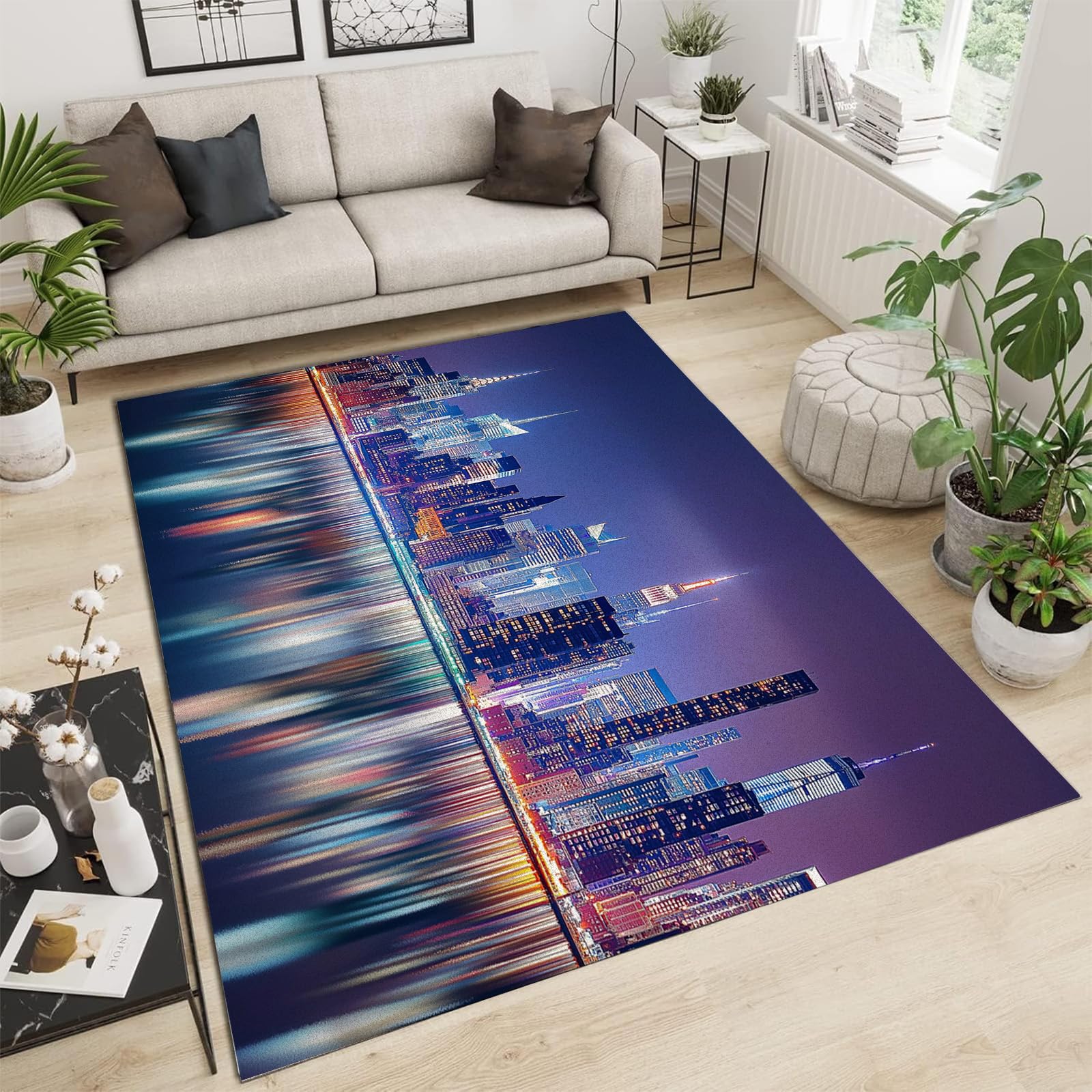 Tapis de sol antidérapant 60x90cm pour éviter les glissades dans le salon moderne