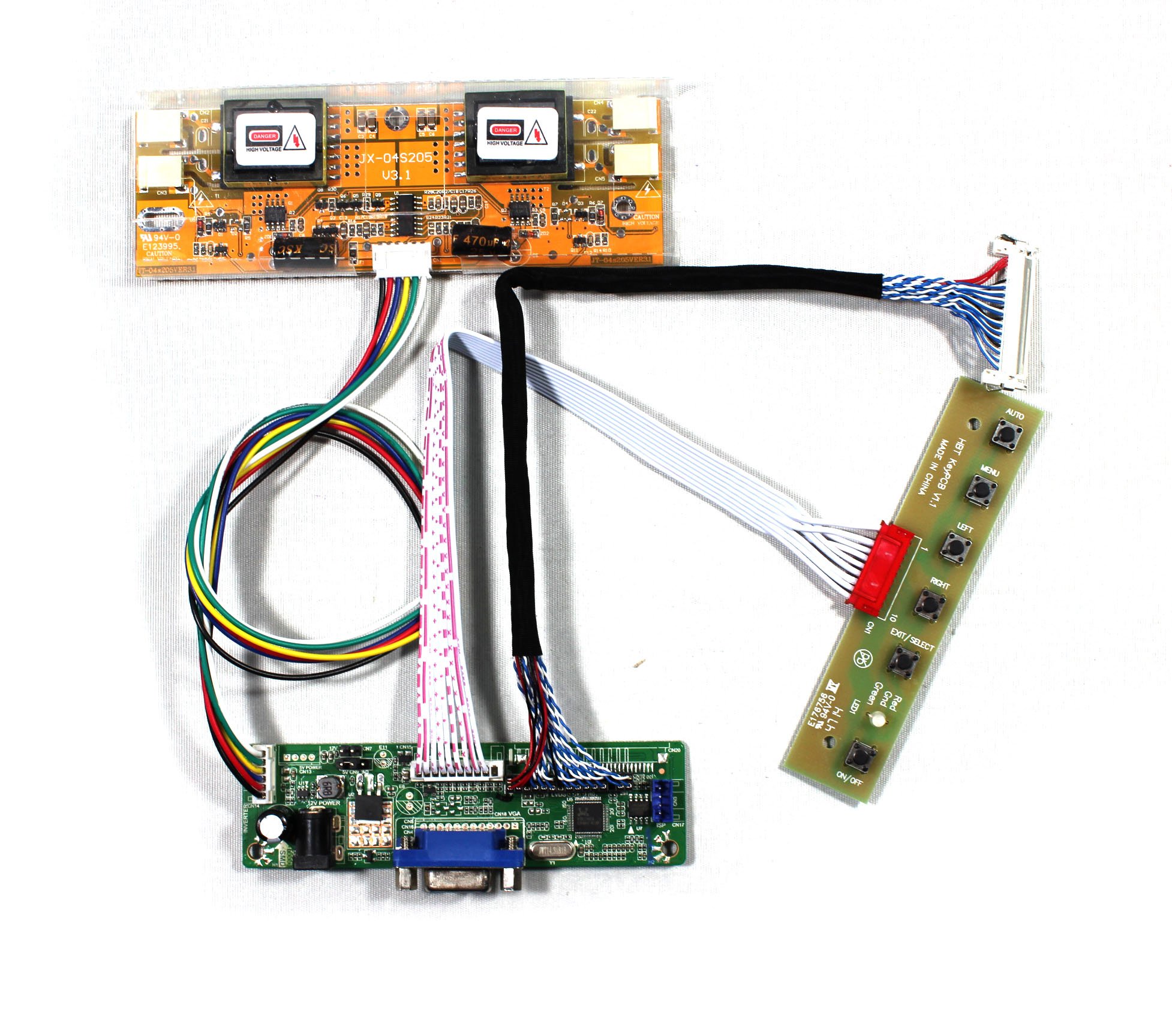 Amazon.co.jp: VSDISPLAY 小さいサイズ VGA 信号入力 LCDコントローラ