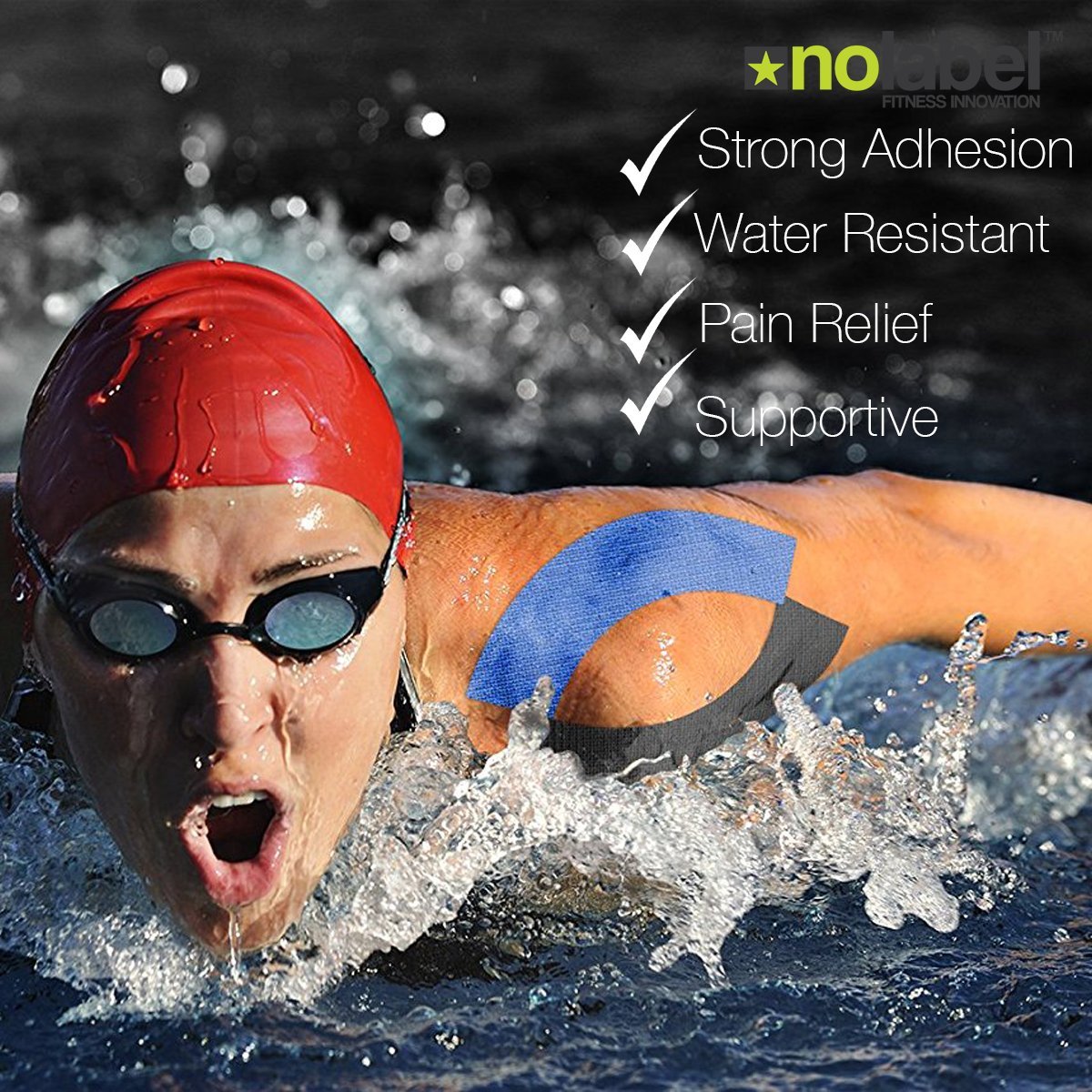 Buy NO LABEL Beige Pre Cut Kinesiology Tape 5m Roll PreCut Beige