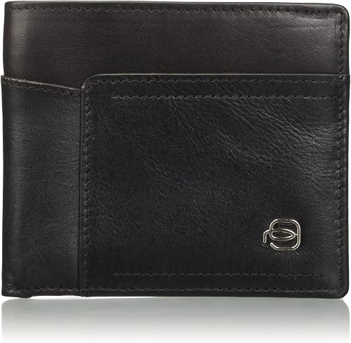 PIQUADRO Pu3891w82r, Portafoglio Uomo, Nero, 1.5x9x10.5 cm (W x H x L) :  Amazon.it: Moda