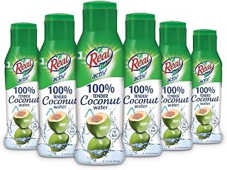 DABUR Real Activ 100% Tender Coconut Water – No Added Sugars – 200ml (Pack of 6) Price In India