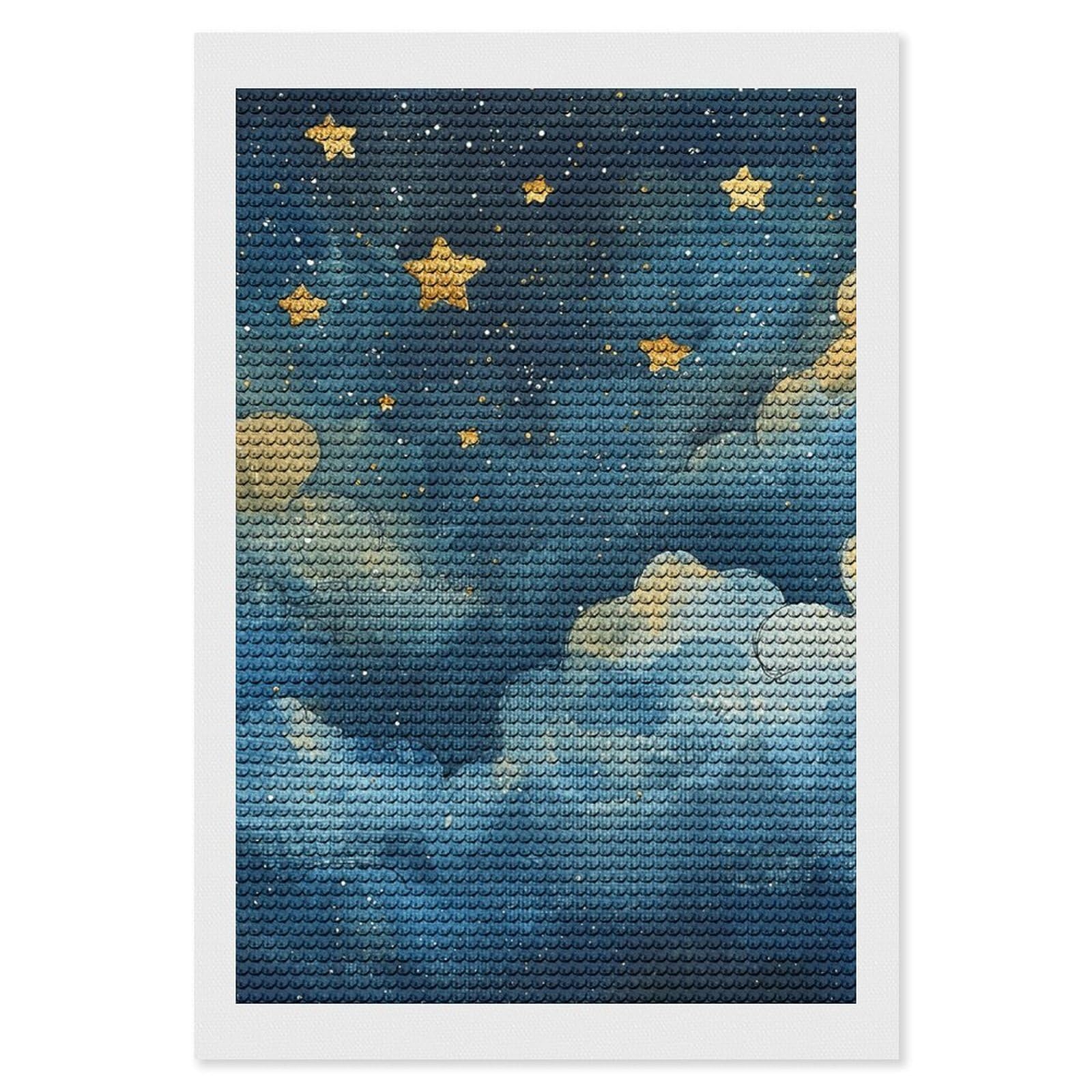 Unique Scenery Images Diamond Art Kits for Adults, DIY 5D Diamonds Painting Kits for Beginner, Round Full Drill Diamond Dots Painting, Diamonds Pictures Gem Art and Crafts Wall Decor 8"x12"