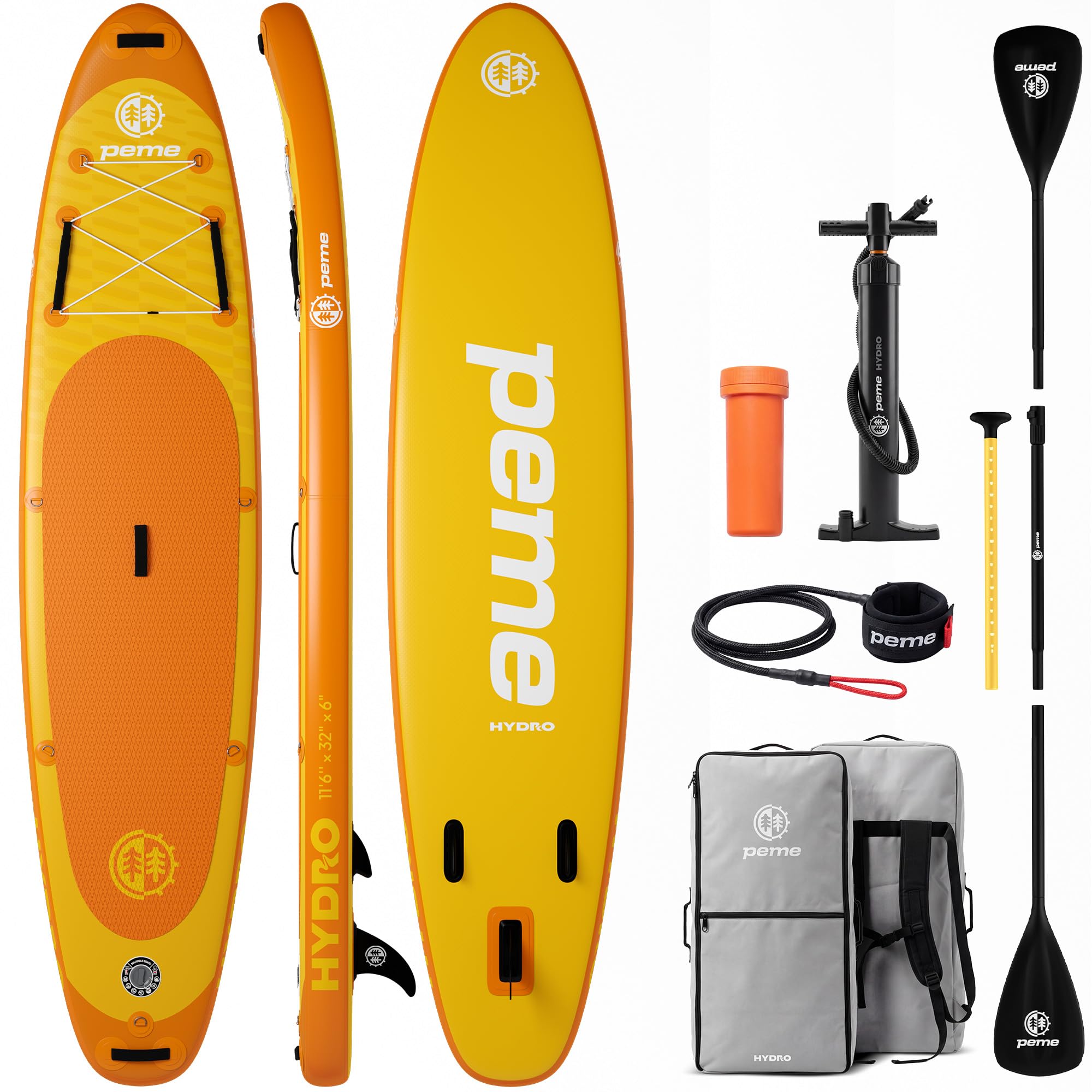 peme Tabla Paddle Surf Hinchable Sup Padel Adulto Sup Padelsurf Stand Up Principiantes Profesional Rigida Touring Allround con Accesorios para Adultos Mar Standup 150 166 kg 320 350 cm