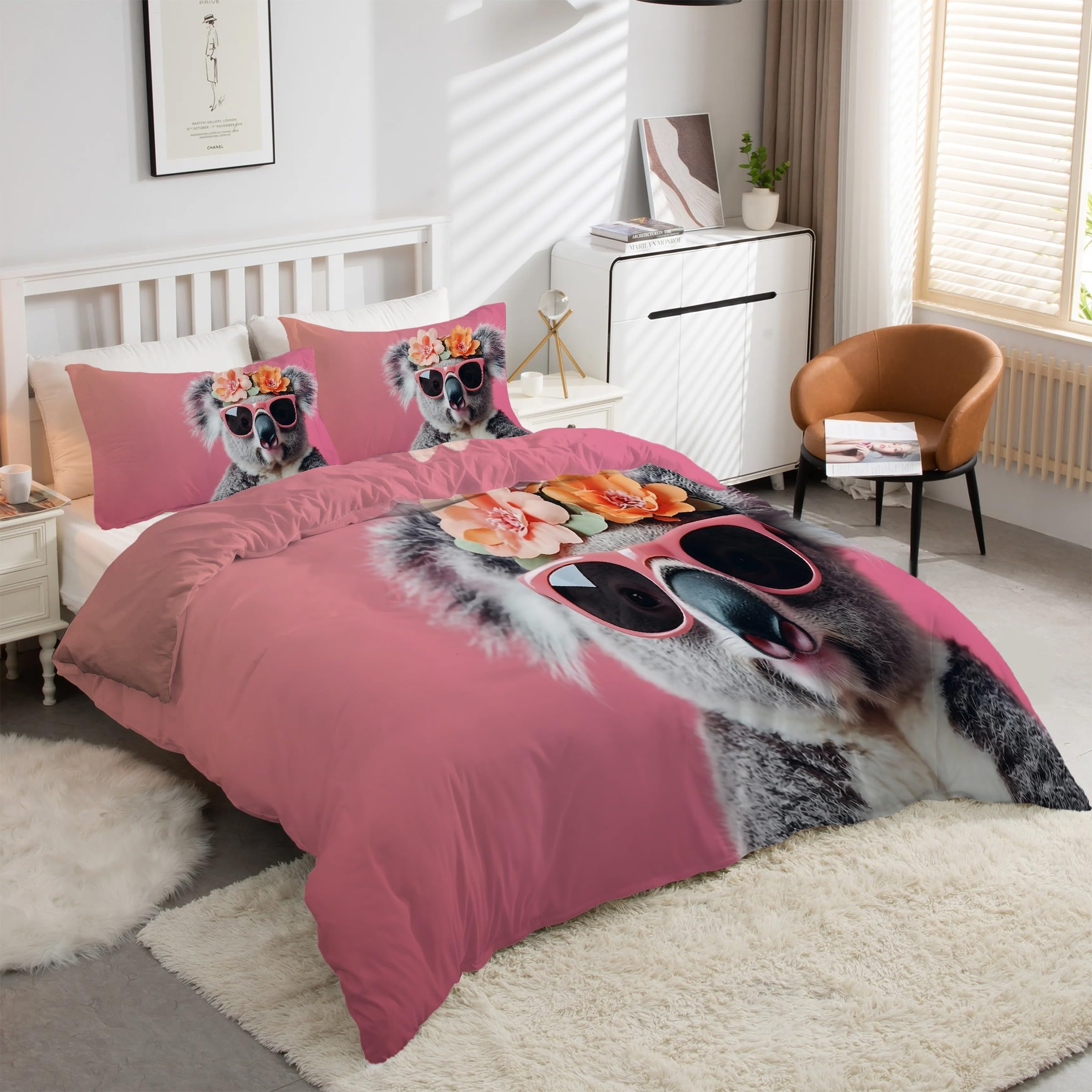 Housse de Couette 240 x 260 Koala transformant votre lit en nid