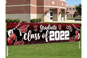 Class of 2022 Banner - Perfect Graduation Party Decoration
