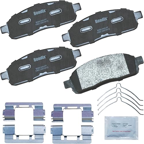 Vista 73 de Bendix Priority1 CFC1035 Pastillas de freno delanteras de cerámica para modelos seleccionados Chevrolet Aveo, Aveo5, Optra, Spark, Spark EV, Pontiac