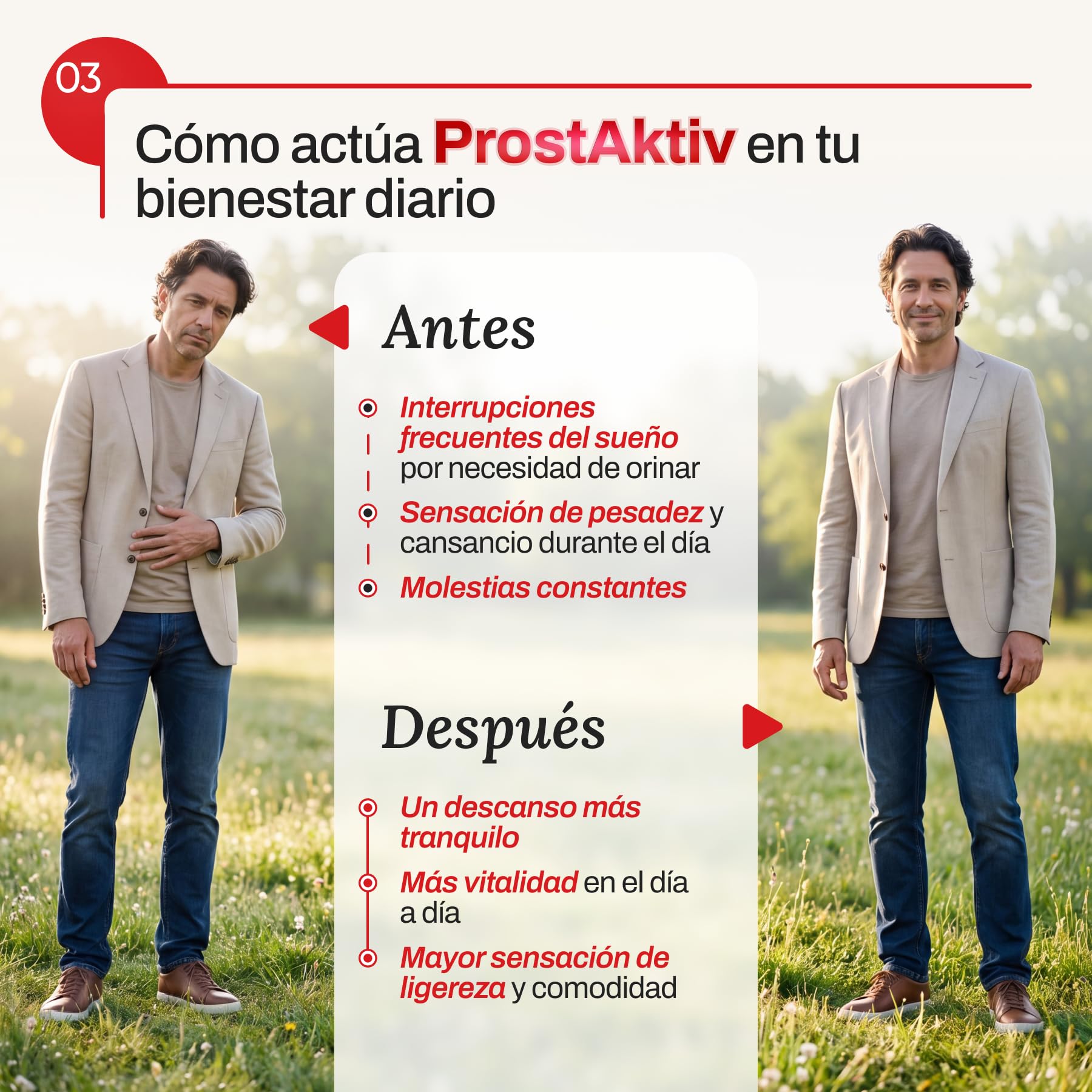 Cápsulas ProstAktiv | Serenoa Repens 360mg + Equinácea 360mg | Suplemento Próstata Hombre con Ginkgo biloba, Licopeno, Zinc | Soporte Prostático y Vías Urinarias | 30 Cápsulas