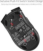 Vista 9 de ASUS ROG Gladius II - Mouse inalámbrico