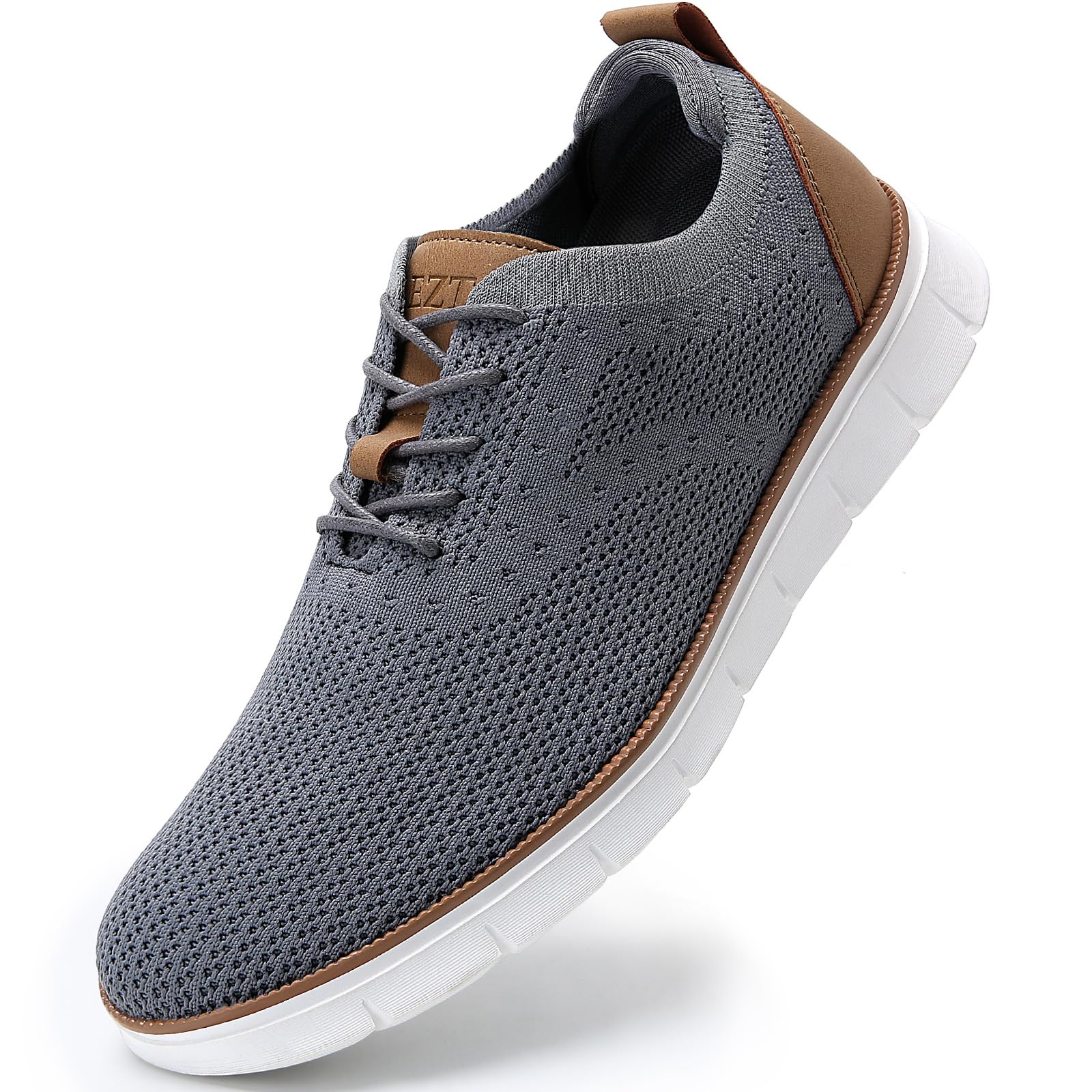 Men's Casual Dress Oxfords Sneakers Business Mesh Breathable Lightweight Walking Shoes Tennis Comfortable