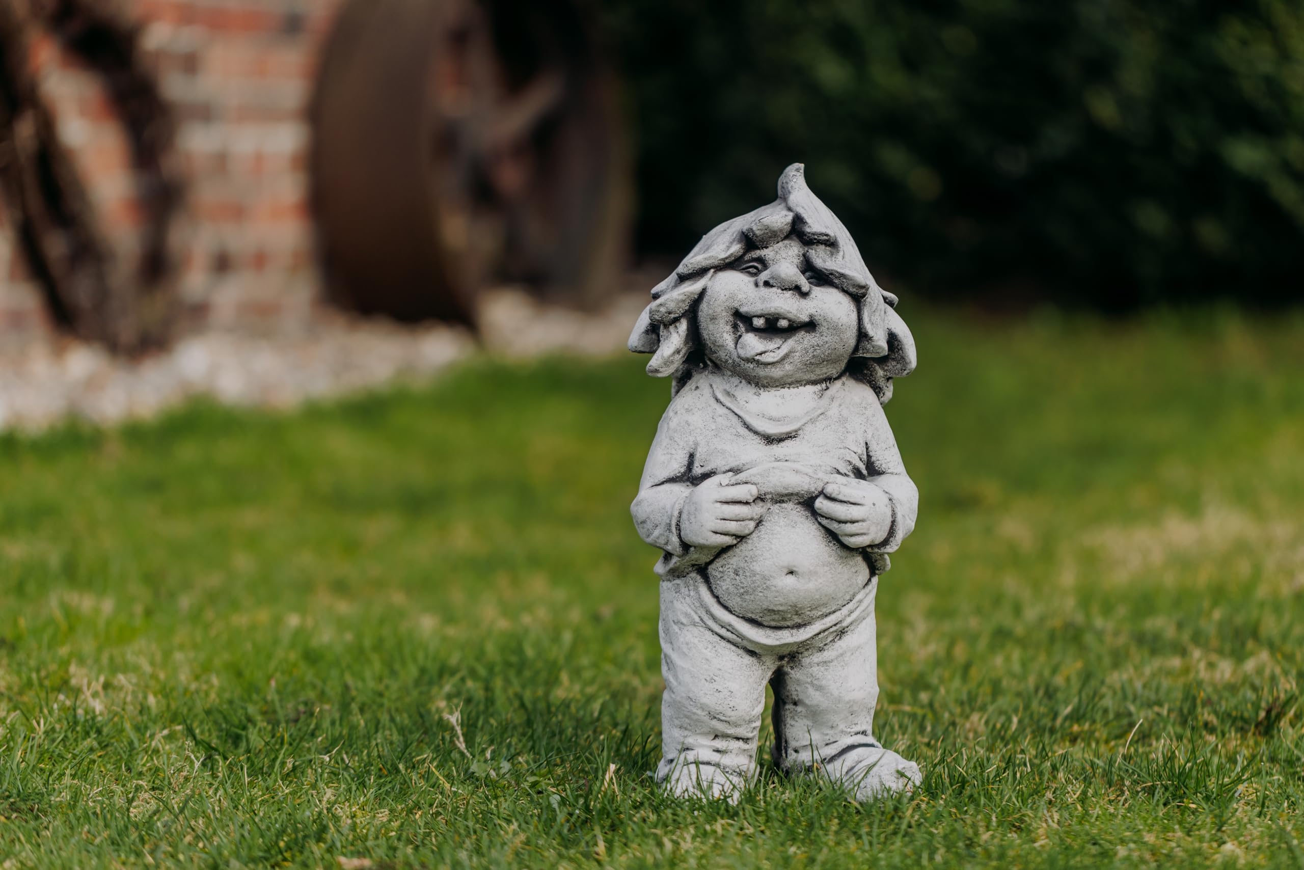 gartendekoparadies.de GNOME Qui s’Aime Amusant en Pierre reconstituée, résistant au Gel