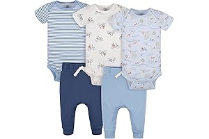 Gerber Baby Boy Pants Casual Stretchy Pant Set