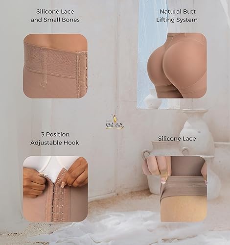 Miniatura 4 de Melibelt 2022 Fajas Colombianas Reductoras Y Moldeadoras Prendas de Compresión Fajas para Mujer