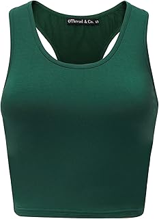 Forest green tank top womens Clearance