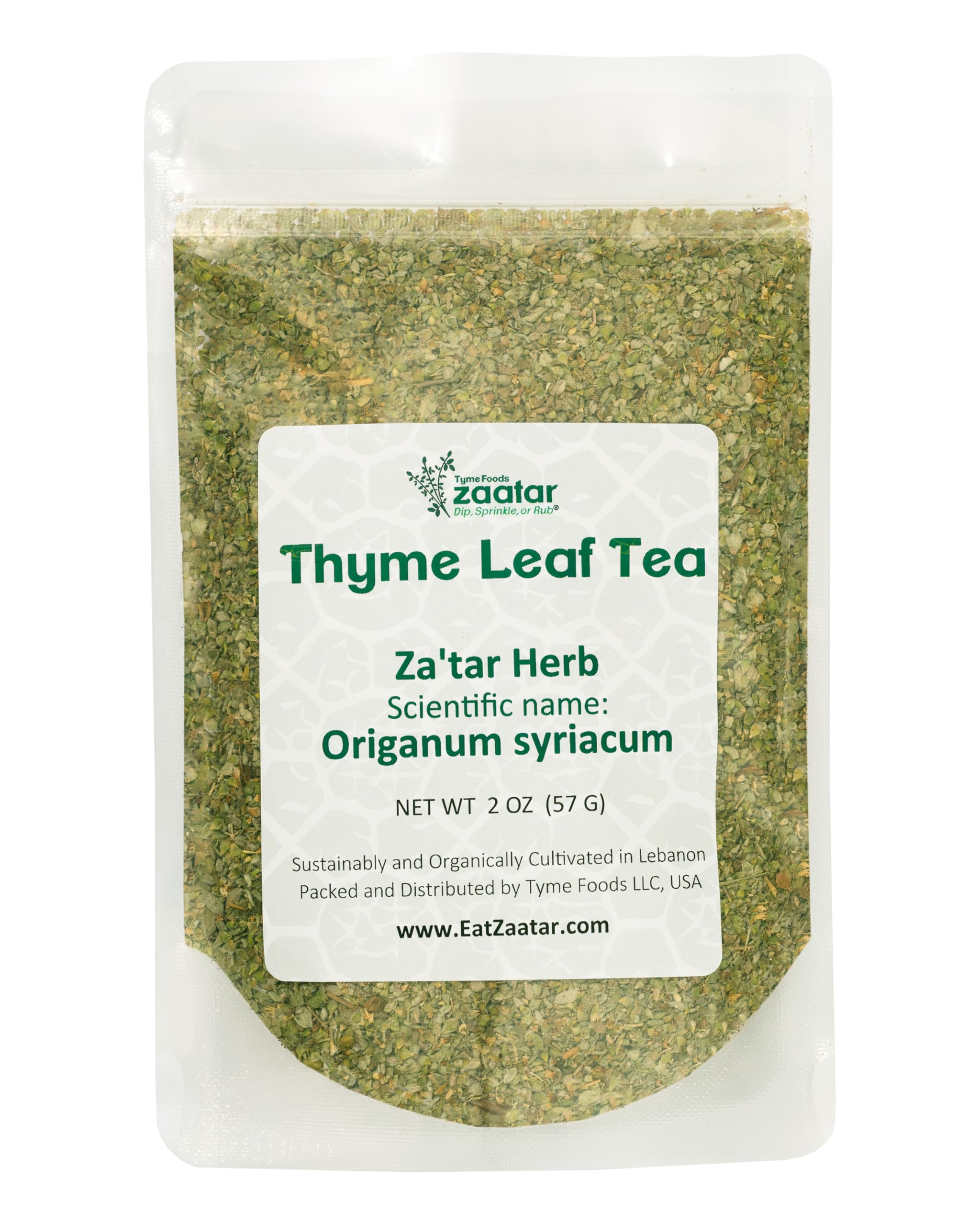 Amazon.com : Thyme Tea - Loose Leaf Zaatar Herb Green Tea