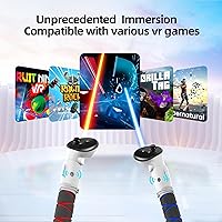 Vista 2 de AMVR 3-IN-1 Extension Grips Compatible with MetaOculus Quest 3 Accessories&AMVR Controller Grips Compatible with MetaOculus Quest 3, Silicone