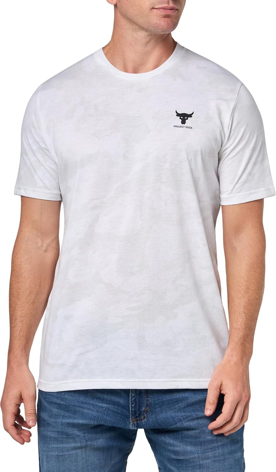 Under Armour Men's Project Rock All Over Print Short Sleeve T Shirt