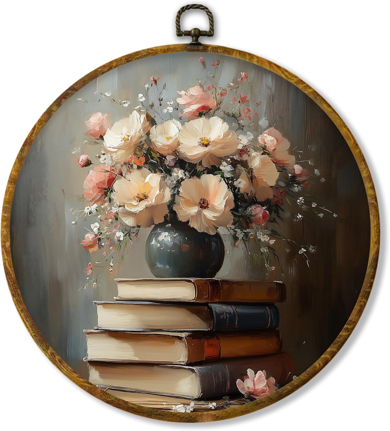 shiviody Vintage Floral Canvas Wall Art Decor, Botanical