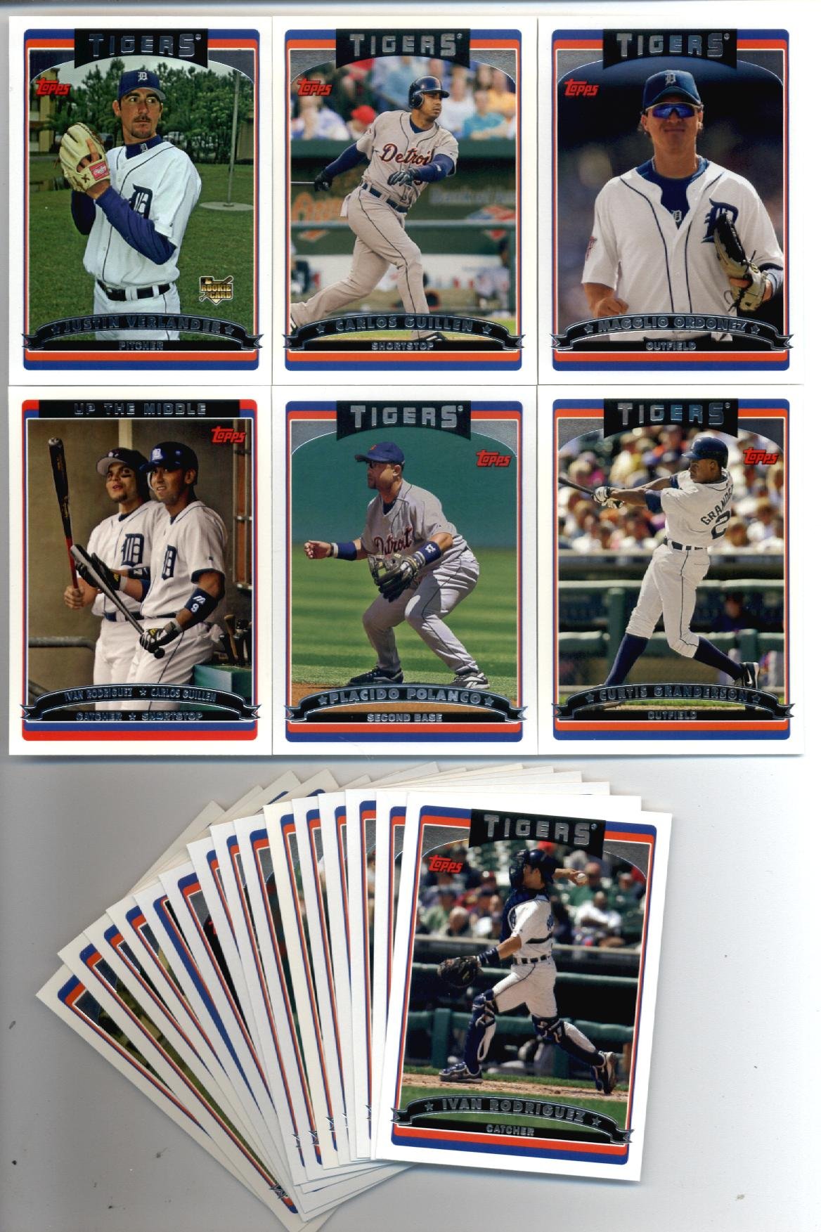 Amazon.com: 2006 Topps Detroit Tigers Baseball Cards Team Set (21
