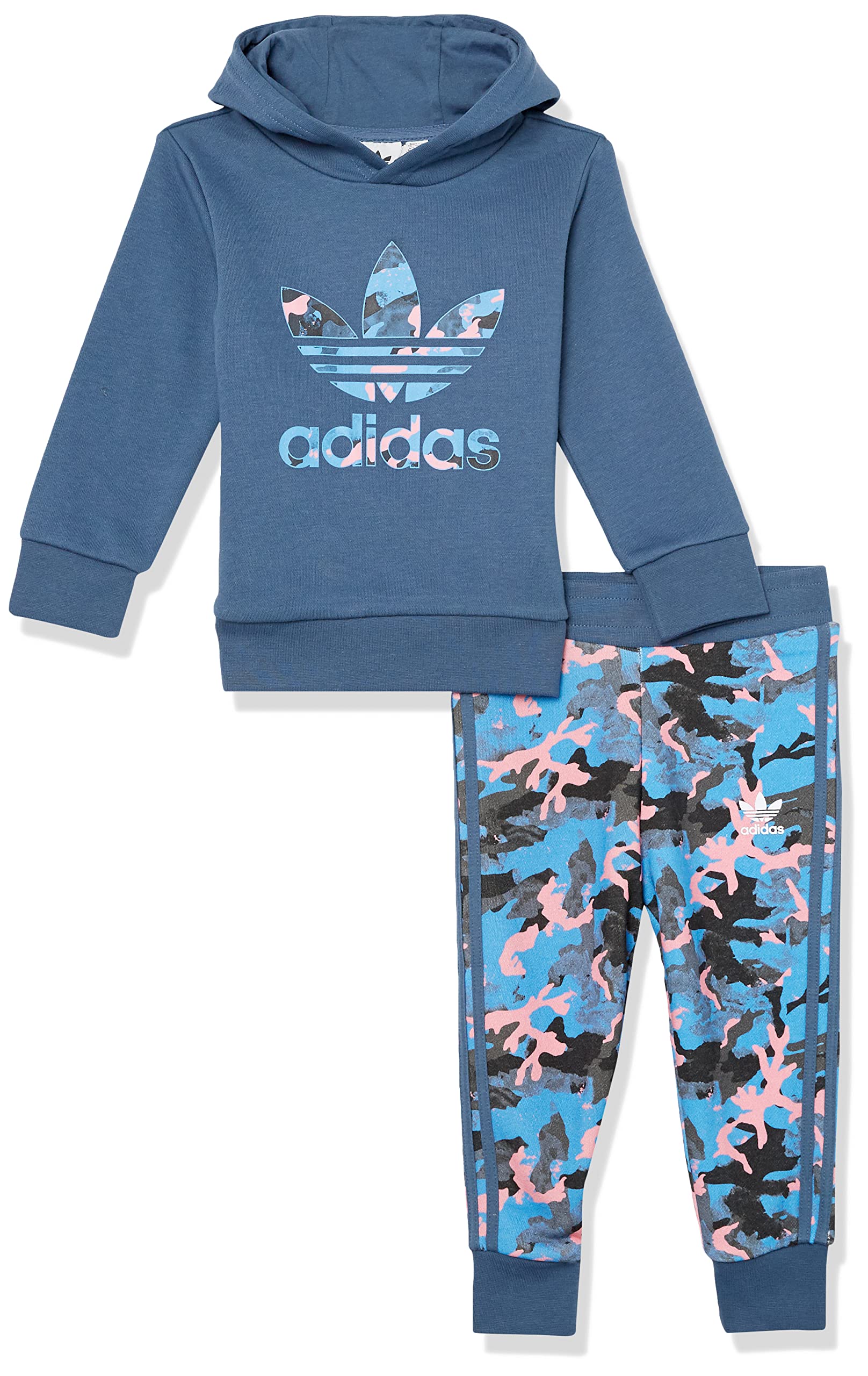 unisex-baby Camouflage Hoodie Set Wonder Steel 9M