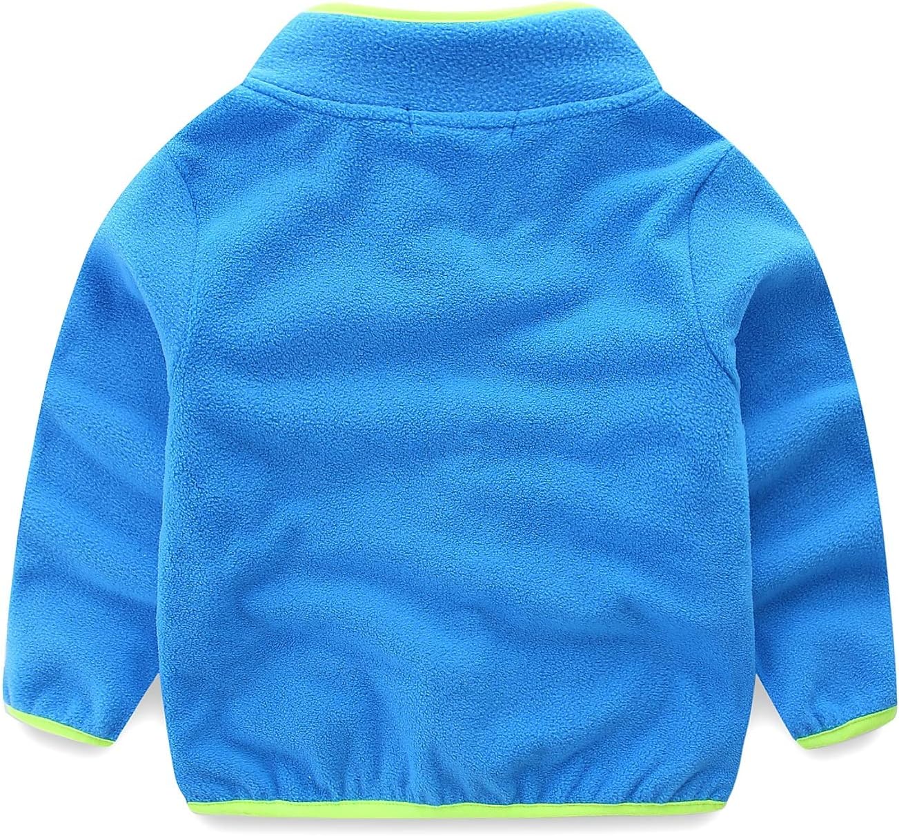 Mud Kingdom Unisex Kids Fleece Jacket Printing Zip Up - Image 4