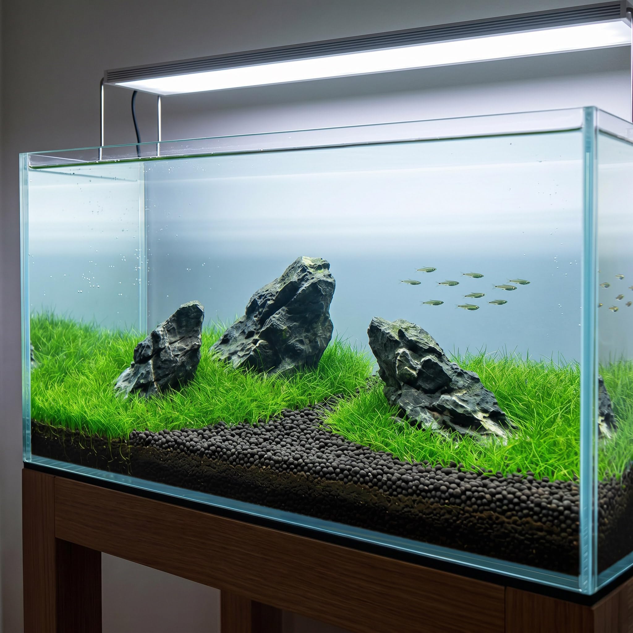 NatureHolic Plant Soil | Spezial Bodengrund für Aquascapes & Hardscapes | Natürliche Aktiv Soil | Perfekt für Aquarien Deko & Bodensubstrat | 9 Liter