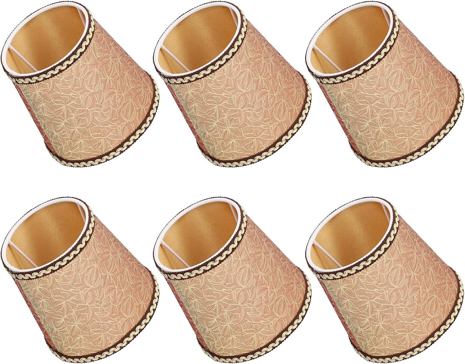 Lamp Shades Set of 6, Light Covers Chandelier Shades Small Uno Fitter
