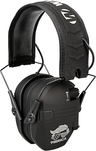 Miniatura 44 de Walker's Razor Slim Ultra Low Profile Compact Design Adjustable Range Shooting Hunting Hearing Protection Electronic Earmuffs Coral,Marrón