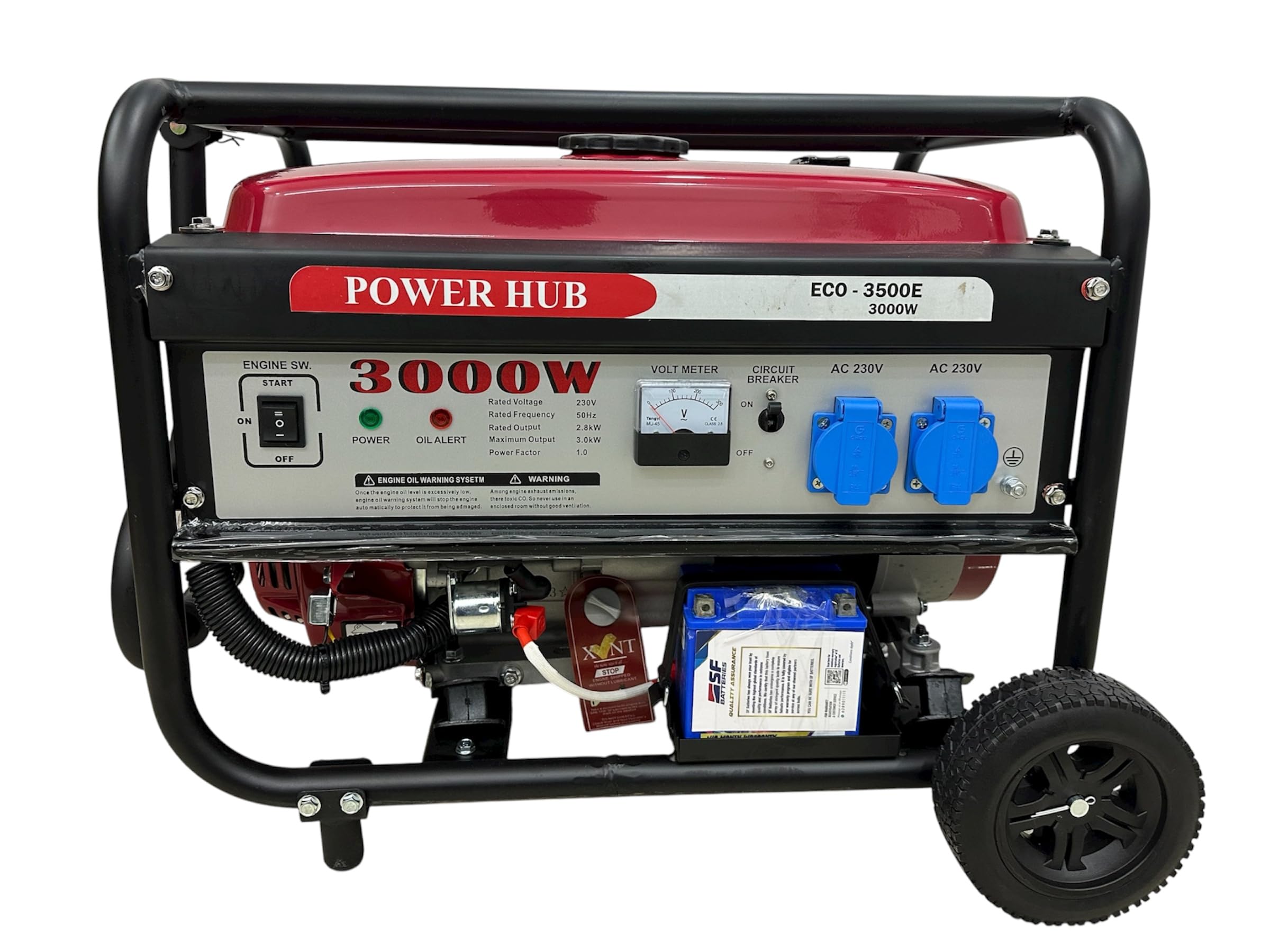 SWIFT PRO SW3600-3000 Watts Powered Self Start Generator|Home & Commercial Use|Long Power Backup|Petrol Engine|OHV - Mileage|1 Year Warranty