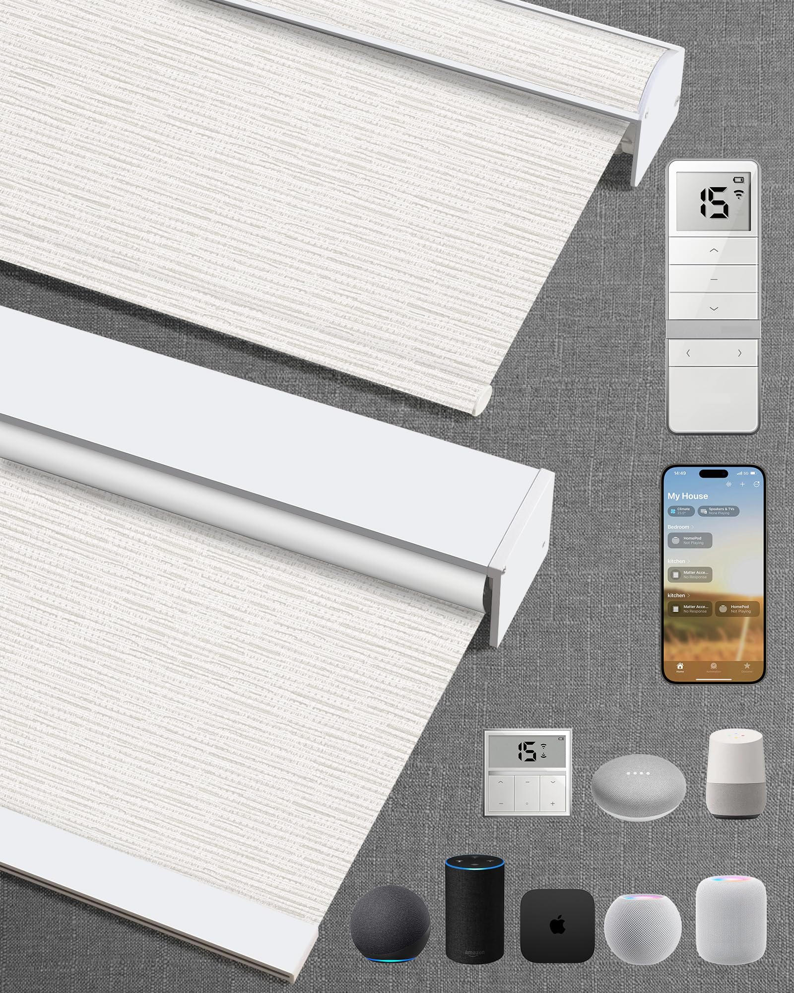 Kincmo Motorized Blinds with Remote