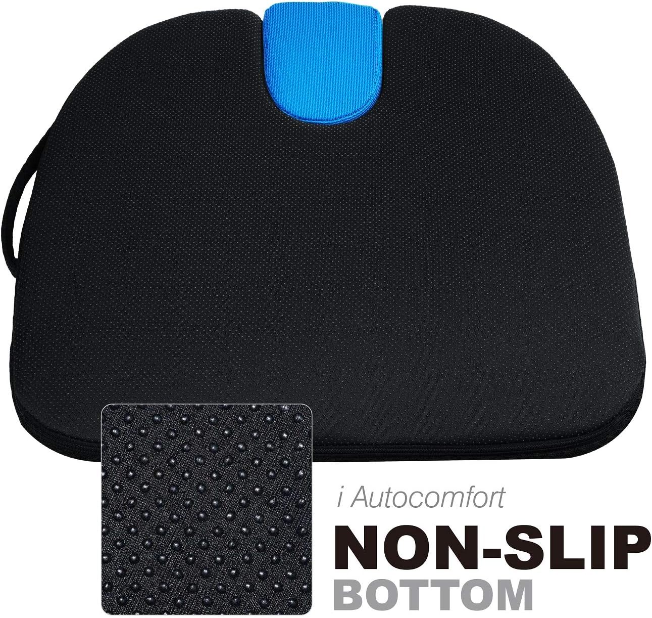 Sojoy Truck Seat Cushion Wedge Car Seat Cushion for Back,Hip Leg Pain,Breathable Seat Pillow for Drivers (19.3X18 X 3.5 Inch) : Automotive