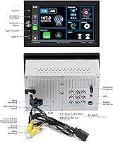 Vista 32 de BOSS Audio Systems BV9358B Sistema estéreo para automóvil, doble Din, pantalla táctil de 6.2 pulgadas, consola principal con audio/llamadas por