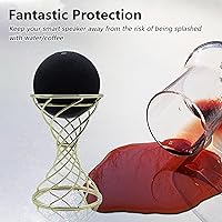 Vista 4 de Soporte decorativo de mesa con altavoz inteligente para Echo Dot 3ª/4ª/5ª generación, Echo 4ª/5ª generación, Echo Glow, Apple Homepod Mini y Google