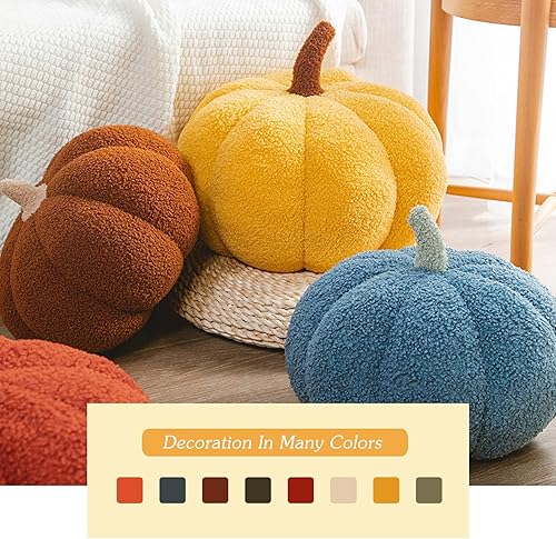 Miniatura 5 de Almohada de calabaza, almohadas de calabaza de Halloween, almohada de calabaza 3D, almohada de calabaza para Halloween, fiesta de Acción de Gracias,