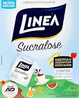Adoçante em Pó Sucralose com 50 Envelopes de 0,6G - Linea