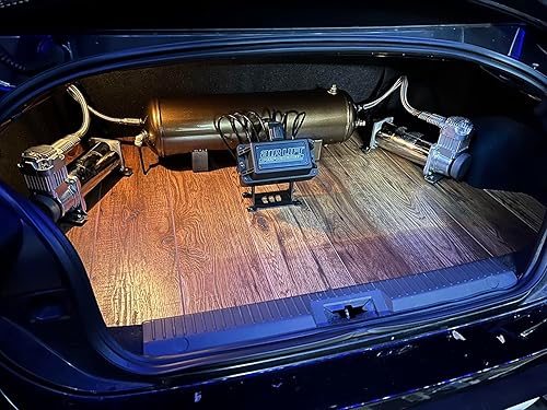 Miniatura 5 de JY Performance Soporte de montaje de pedestal para elevador de aire Airlift 3P / 3H / V2, montaje de 45 grados