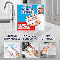 Vista 3 de Mr. Clean Borrador mágico, limpiador multiusos, limpiador de limpieza, limpiador de pared, limpiador de tenis, cocina, baño, suministros de limpieza