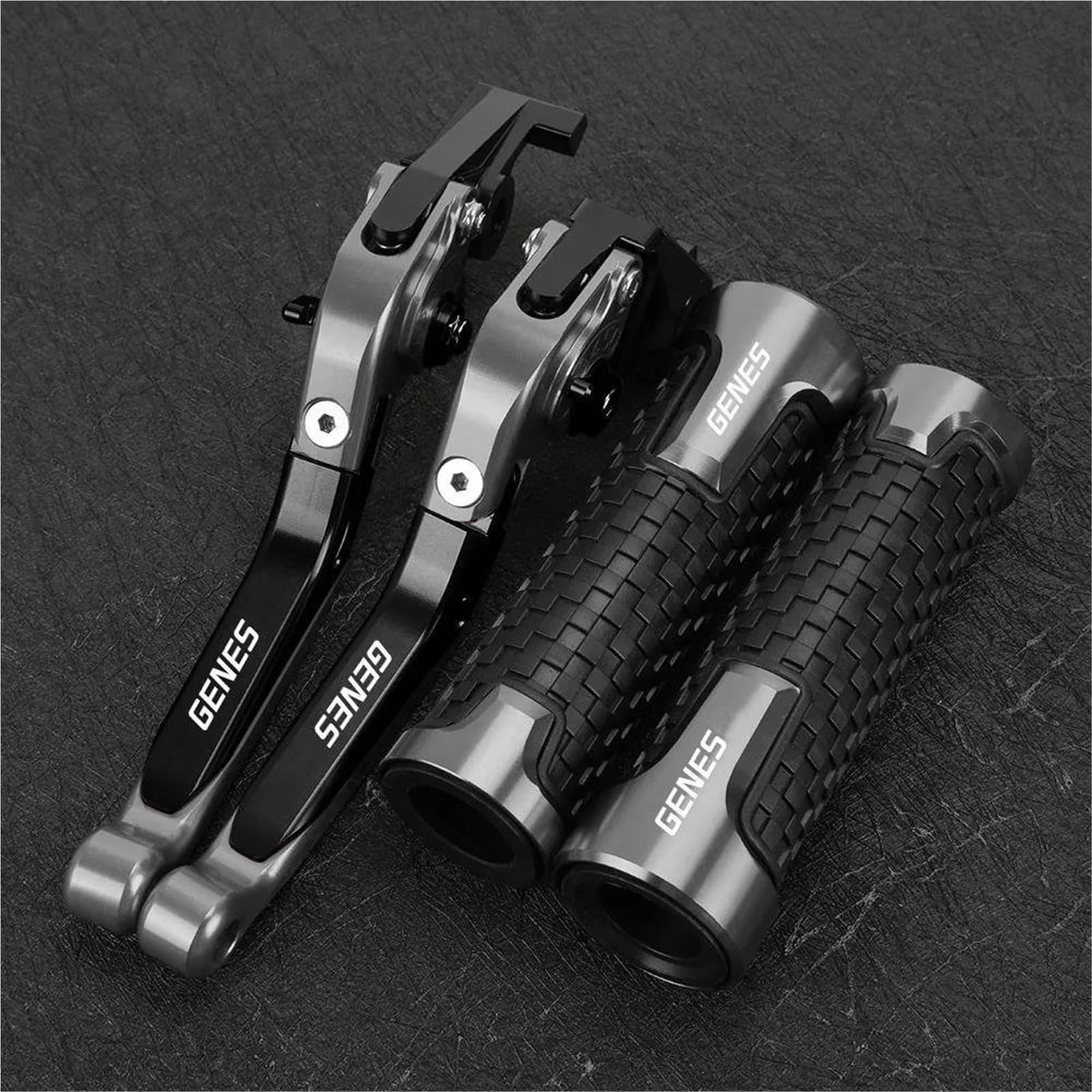 GQUIKGW Replace Pivot Clutch Levers Control Handles Motorcycle Parts Brake Lever Adjustable for Y-AMAHA for Genesis FZR750R 1987-1998(Black1)