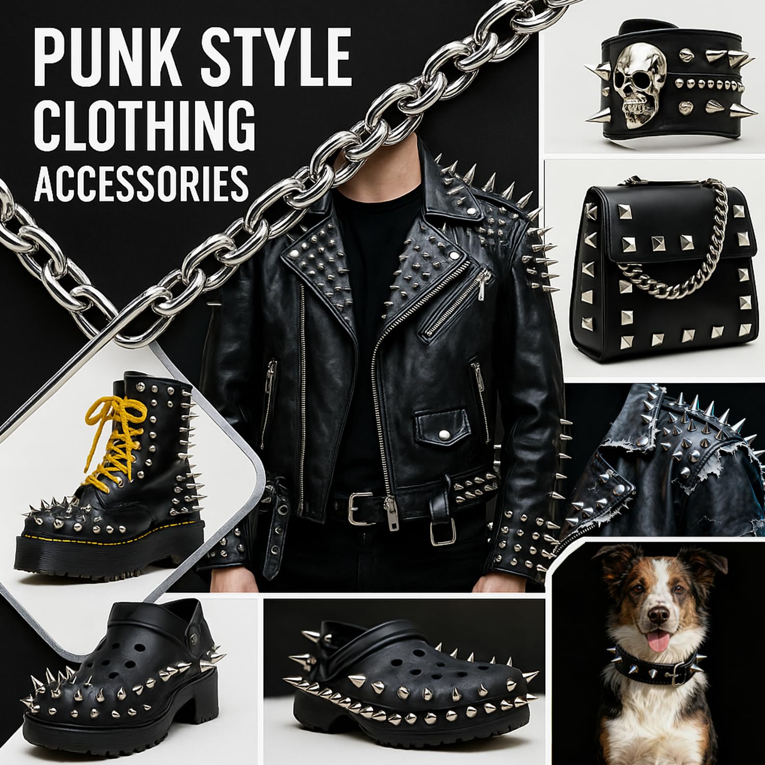 Amazon.com: Craluuur 455PCS Punk Spikes and Studs Kit for Clothing