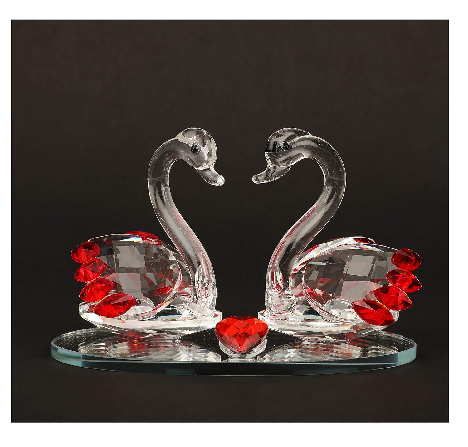 Vastu Shubharambh Pair of Crystal Mandarin Ducks for Togetherness