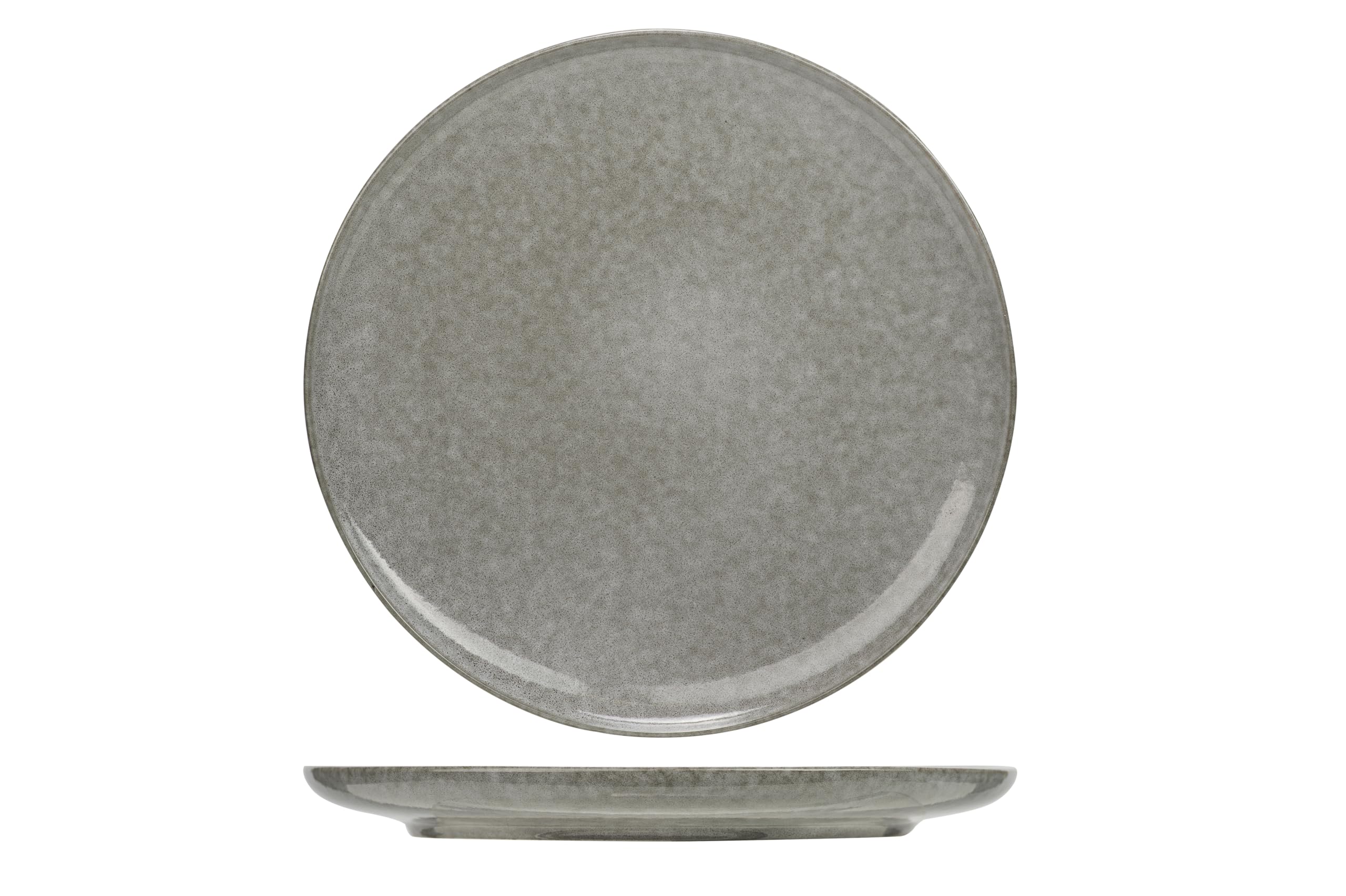 Cosy & Trendy - Vajilla de Gres Chiapas, gris, 18 piezas, 6 personas