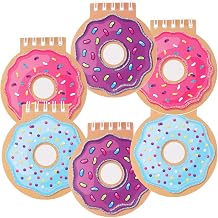 24 Pcs Mini Spiral Notebook Cute Donut Notebook Birthday Notepad Kawaii Donut Memo Pad Notebooks for Kids Party Favors Goodie Bag Stuffers, 3.34x3.74 Inch