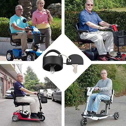 Miniatura 7 de Llave para accesorios de scooter de movilidad del orgullo, llave fácil de tirar para Pride Victory GoGo Mobility Scooters, sillas de ruedas