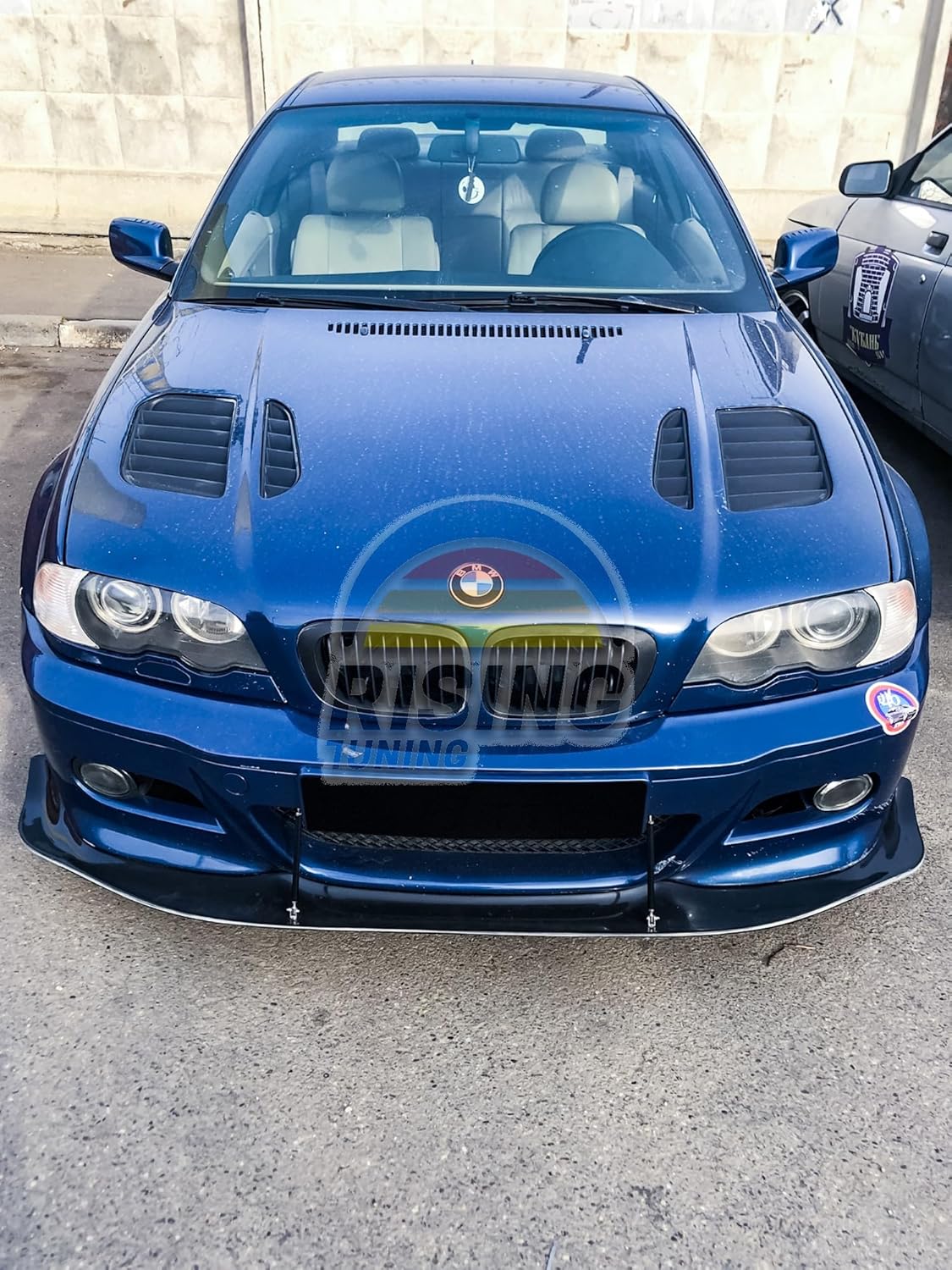 RisingTuning Bonnet Gills Compatible with BMW 3-Series E36 E46 M3 Hood Vents GTR 1990-2003