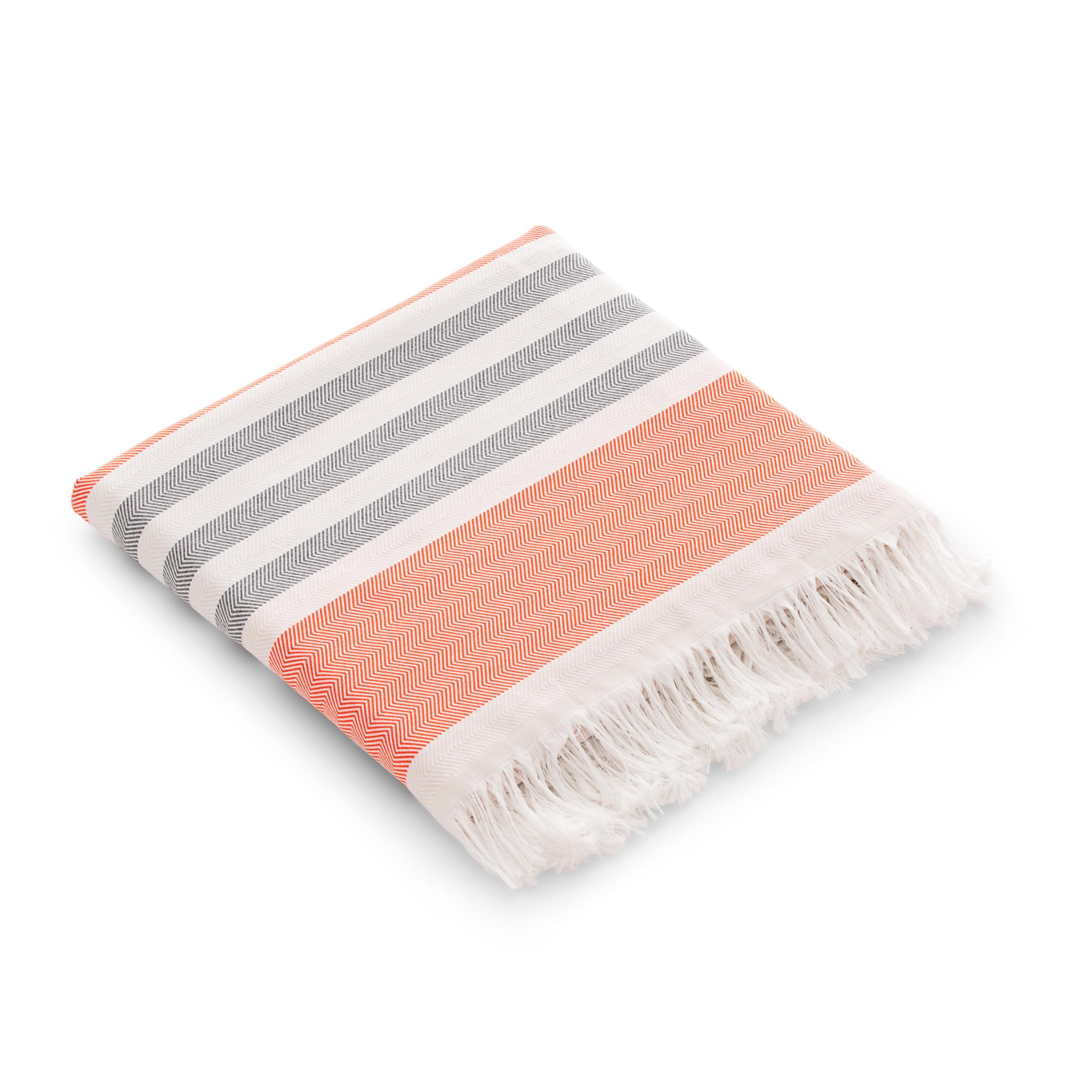 GAMUSI Fouta Pareo Toalla Playa Ligera Rayas 90x180 cm, Color suna