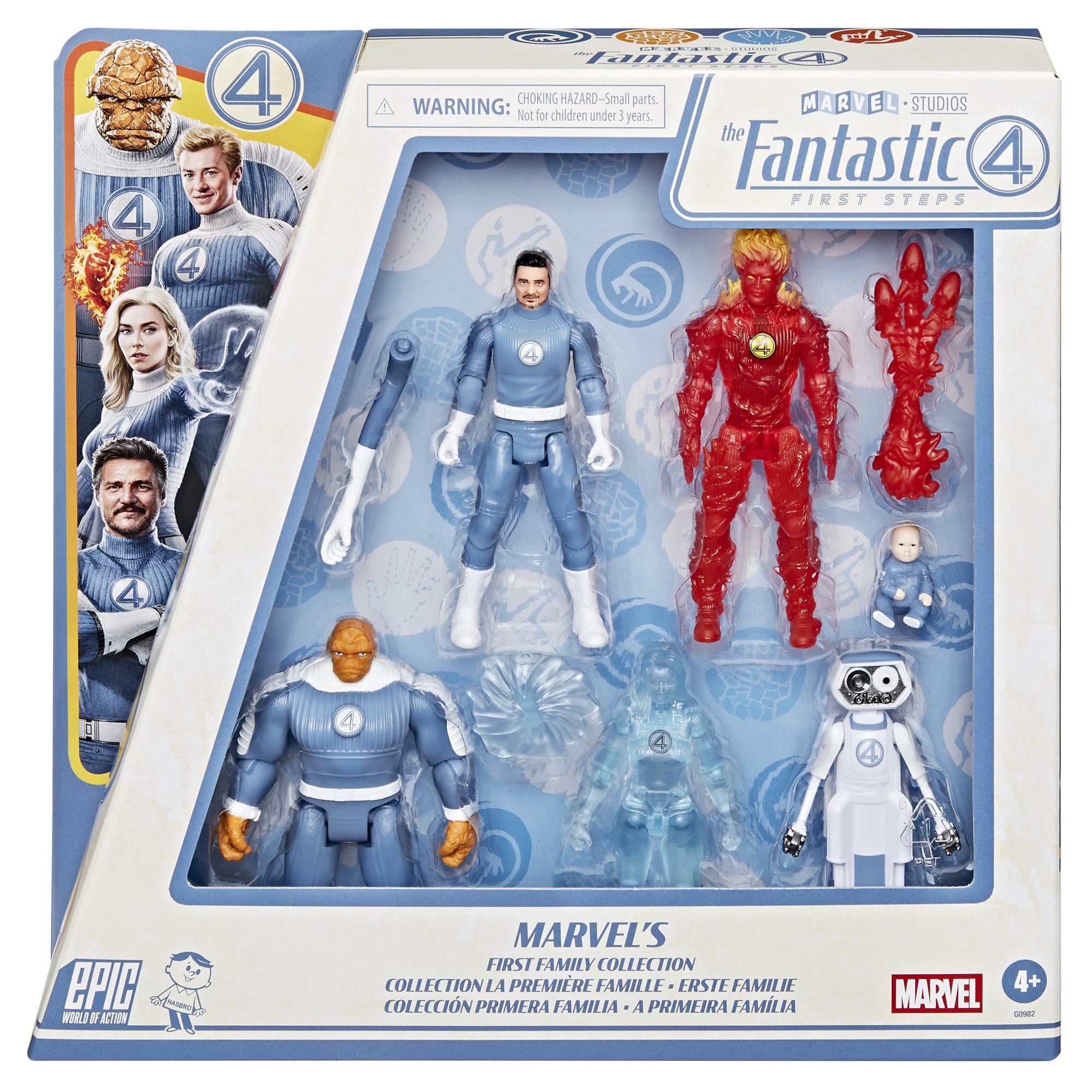 Image secondaire de Coffret de 6 Figurines Marvel Les Quatre Fantastiques - Epic World of Action