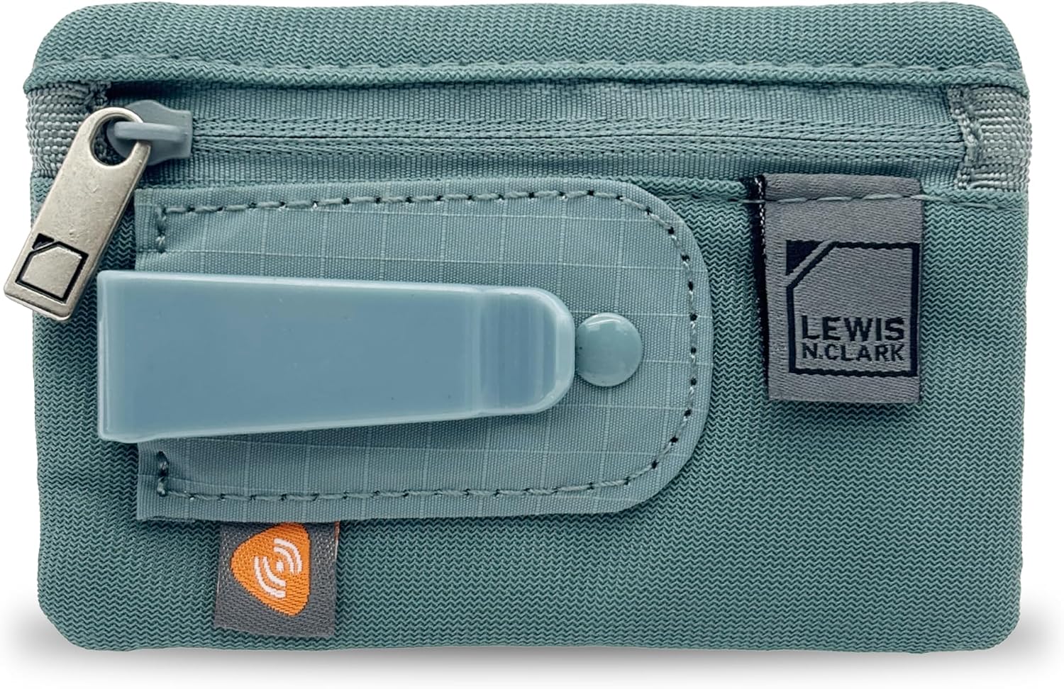 Lewis N. Clark RFID-Blocking Hidden Clip Stash Travel Belt Wallet, Black, One Size