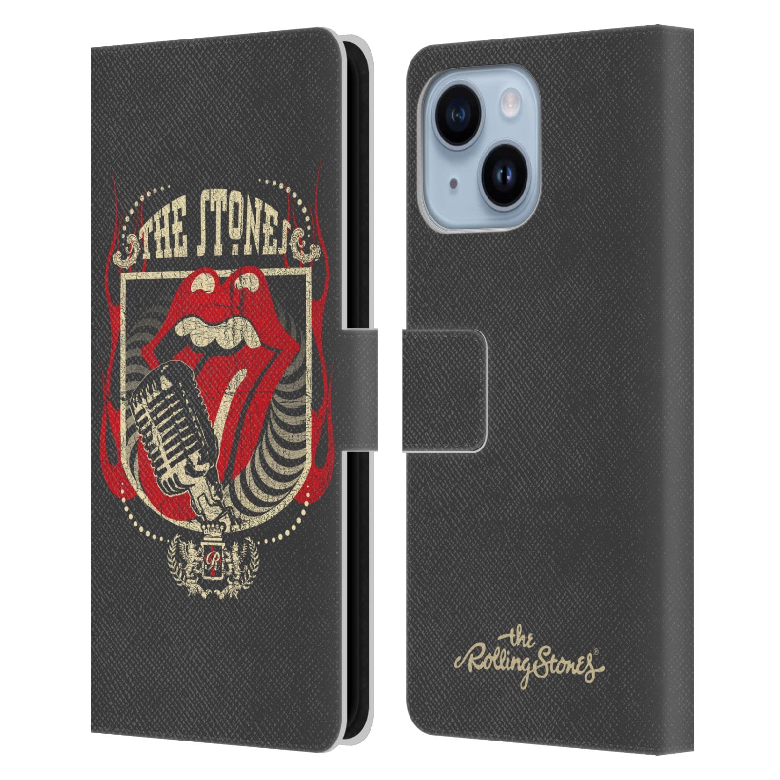 Housse en Cuir iPhone 14 Plus The Rolling Stones - Head Case Designs Finition Premium - 7