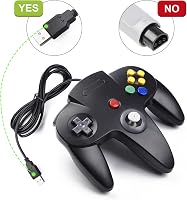 Miadore 2x Retro N64 USB Gamepad Joystick Klasszikus Vezetékes Vezérlő PC Mac Raspberry 3