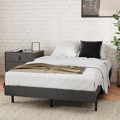 Miniatura 26 de Sommier inteligente de 7 pulgadas Zinus / base de colchón / estructura de acero fuerte / armado fácil requerido, Acero
