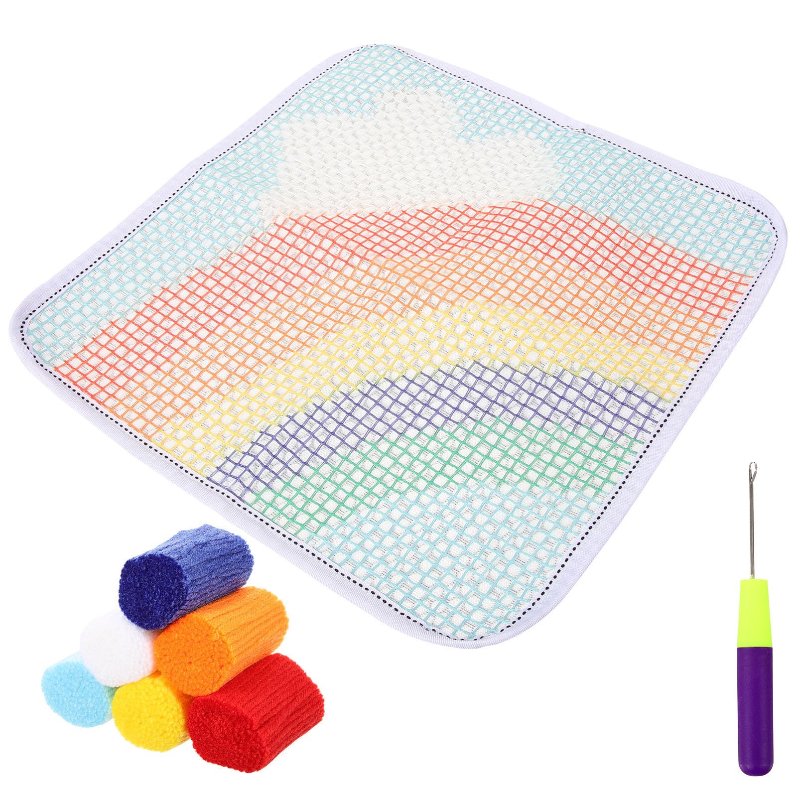 Kit para hacer alfombras de gancho decorativas para el salón